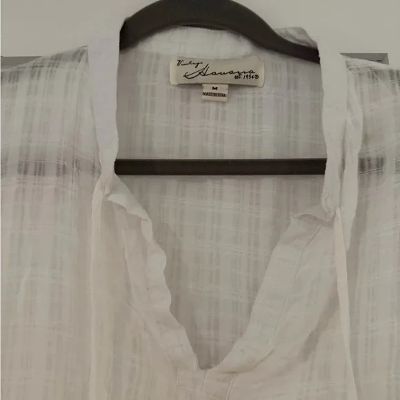 Vintage Havana White Boho Blouse with Crochet Details - Picture 5 of 6